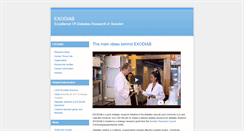 Desktop Screenshot of exodiab.se