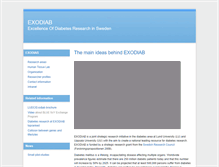 Tablet Screenshot of exodiab.se